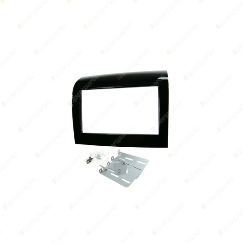 Aerpro Double DIN Gloss Black Facia Metal Brackets Suit for Fiat Ducato 2015-On