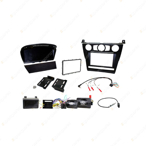 Aerpro Double DIN Black Install Kit Suit for BMW 5 Series E60 E61 04-10