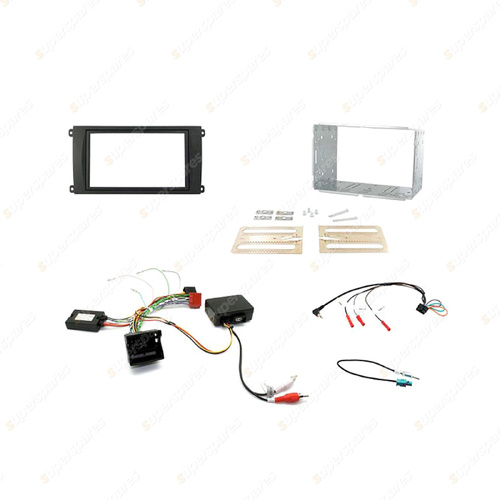 Aerpro Double DIN Black Headunit Install Kit Suit for Porsche Cayenne 2008-2010