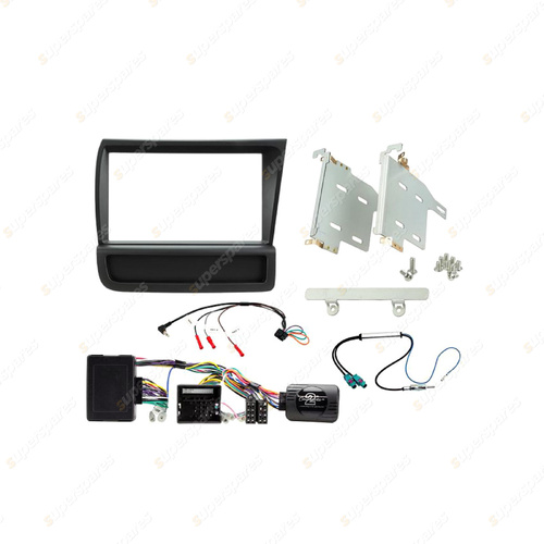 Aerpro Double DIN Black Install Kit Suit for Audi R8 Non-MMI OEM Systems