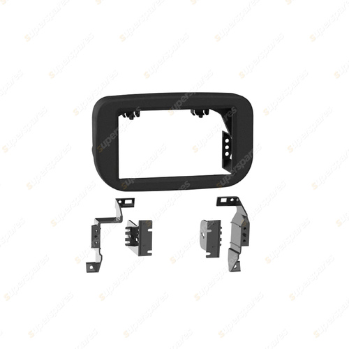 Aerpro Double DIN Matte Black Facia Kit Suit for Ford Transit VO 2020-On