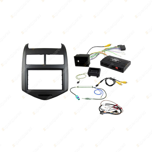 Aerpro Double DIN Gunmetal Grey Headunit Install Kit for Holden Barina TM 11-16