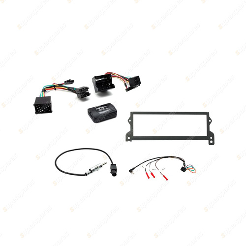 Aerpro Single DIN Black Headunit Install Kit for Mini Cooper R50 R53 Convertible