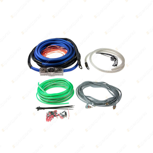 Aerpro Maxcor 4 AWG 2 Channel Amp Install Kit Delivers up to 1000W to Amplifier