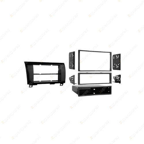 Aerpro Single DIN Or Double DIN High Gloss Facia for Toyota Tundra 2007-2013