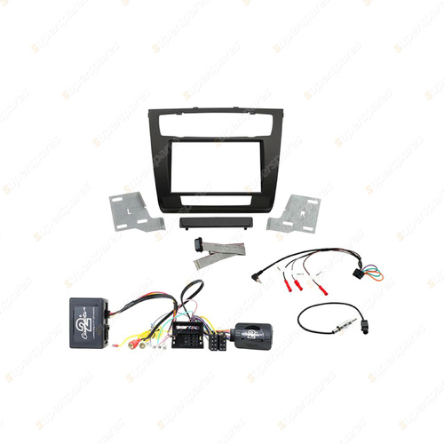 Aerpro Double DIN Black Install Kit With Most 25 Amplified System for BMW