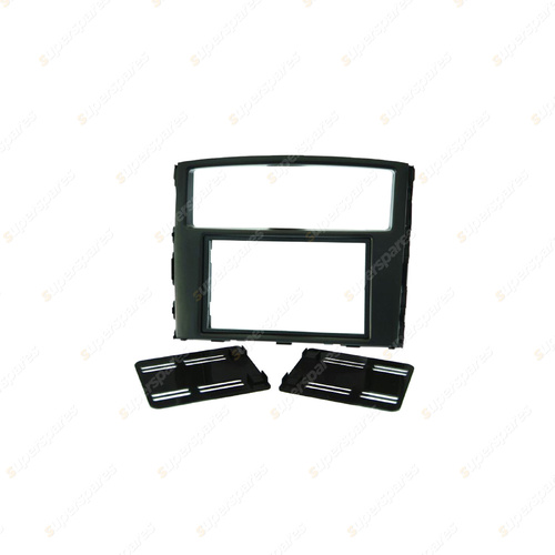 Aerpro Double DIN Matte Black Facia Suit for Mitsubishi Pajero NS NT NW NX