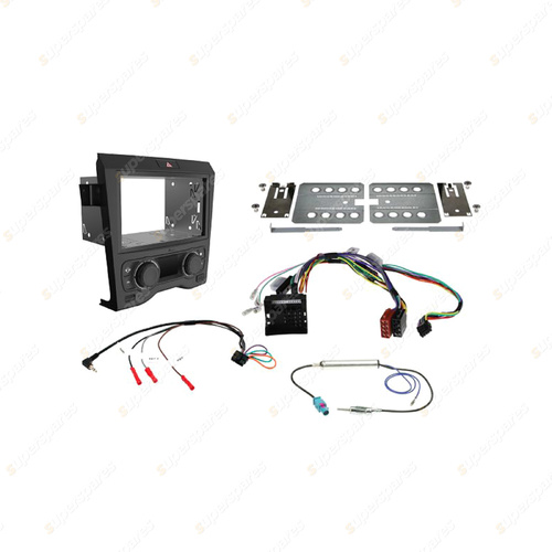 Aerpro Double DIN Black Install Kit - Dual Zone Suit for Holden Commodore VE