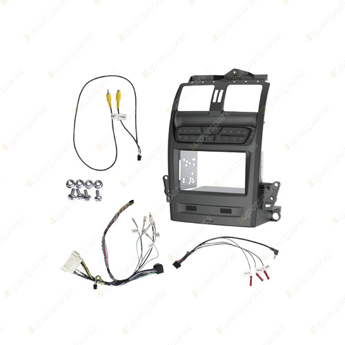 Aerpro D/DIN Gunmetal Grey Install Kit for Ford Falcon BA BF Territory SX SY