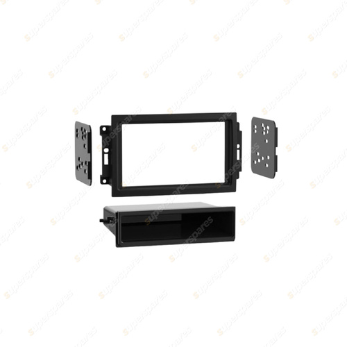 Aerpro S/DIN & D/DIN Black Facia Suit for Jeep Grand Cherokee Compass Commander