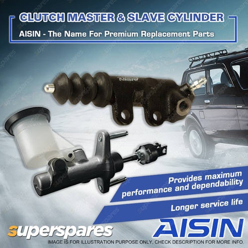 Aisin Clutch Master + Slave Cylinder for Toyota LandCruiser HDJ78 79 W/O Booster