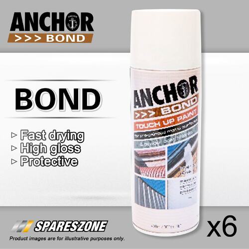 6 x Anchor Bond Bluegum / Forest Blue Paints 150 Gram For Repair On Colorbond