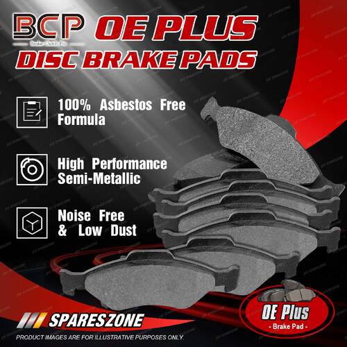 8Pcs Front + Rear Disc Brake Pads Set for Alfa Romeo 164 3.0L 132kW FWD Sedan