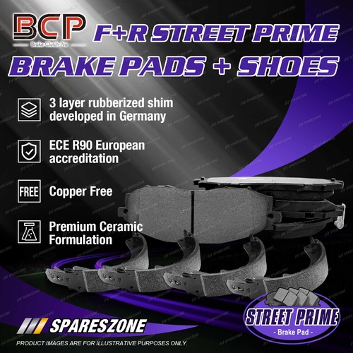 BCP Ceramic Brake Pads + Shoes Set for Ford Laser KH 1.6L 1.8L With Single Cam