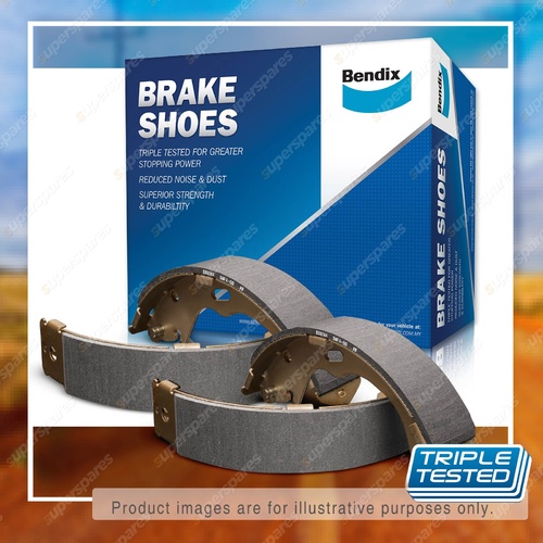 Bendix Rear Brake Shoes for Ford F250 F250A 4.9 110 kW 136 kW 7.3 7.5 V8