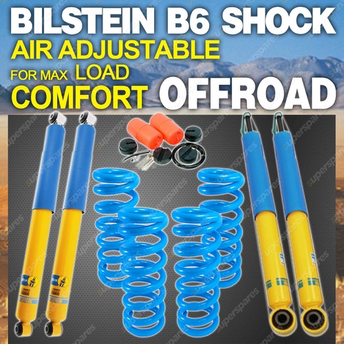 Bilstein Shock Absorbers Coil Air Bag 50mm Lift Kit for Nissan Patrol Y60 GQ