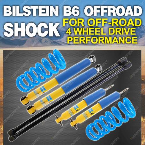 Bilstein Shocks Raw Torsion Bar Lovells Coil Lift Kit for Holden Jackaroo 92-98