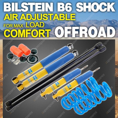 Bilstein Shock Absorbers Coil Air Bag 50mm Lift Kit for Mitsibishi Pajero NK NL