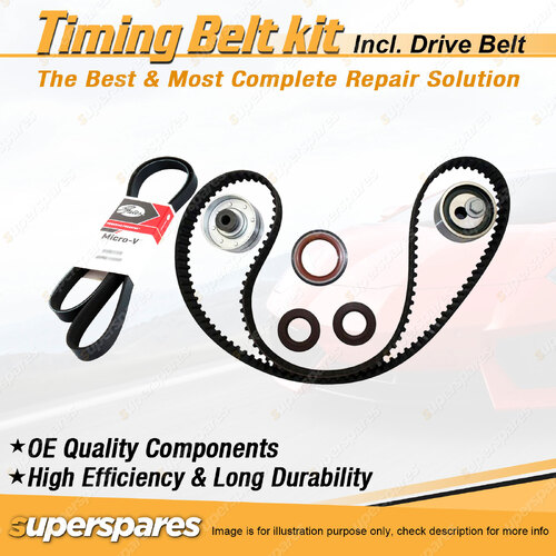 Timing Belt Kit & Gates Belt for Citroen C5 Hdi 2.0L DTFI DW10ATED 2001-2005