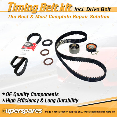 Timing Belt Kit & Gates Belt for Citroen Xsara 1.6L 2001-2005 to Mtr. 1806404