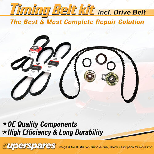 Timing Belt Kit & Gates Belt for Daihatsu Delta CB26 1.8L OHV DFI 1C 1983-1992