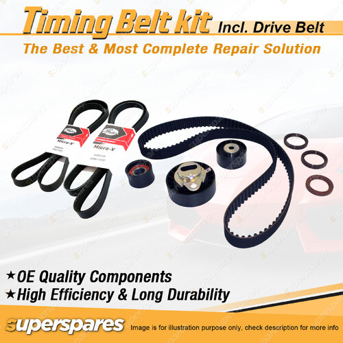 Timing Belt Kit & Gates Belt for Ford Mondeo HA HB HC 2.0L ZH20 1995-1998 Auto