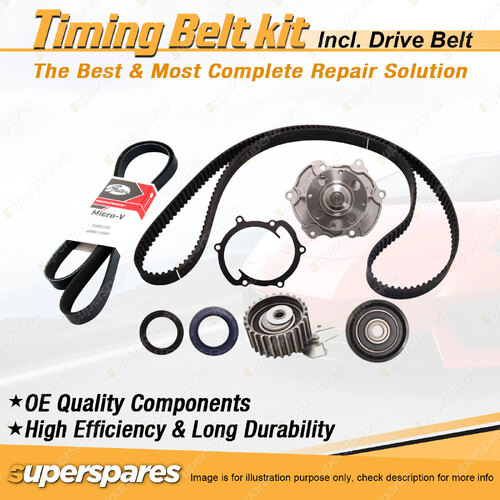 Timing Belt Kit & Gates Belt for Holden Astra AH 1.9L DTFI Z19DTH 2006-2010