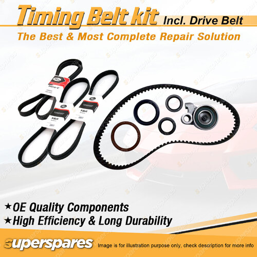 Timing Belt Kit & Gates Belt for Honda Accord 1.8L 1985 Compr.Sankyo or Sanden