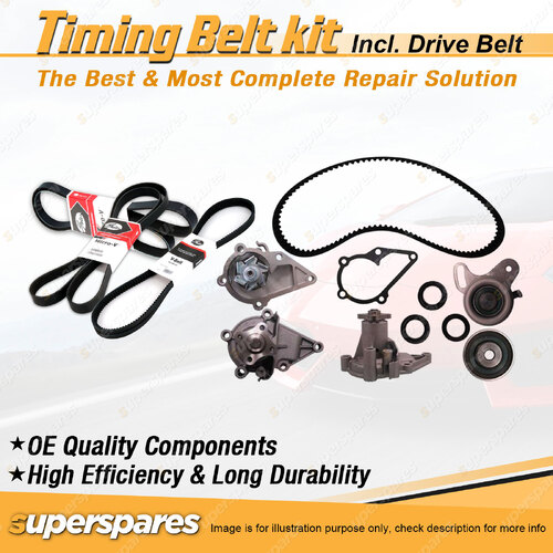 Timing Belt Kit & Gates Drive Belt for Hyundai Getz TB 1.5L G4EC 2002-2005