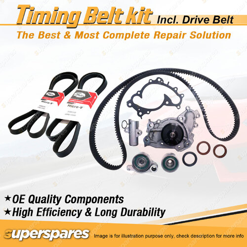 Timing Belt Kit & Gates Belt for Lexus ES300 MCV30R RX300 MCU35 3.0L 2001-2008