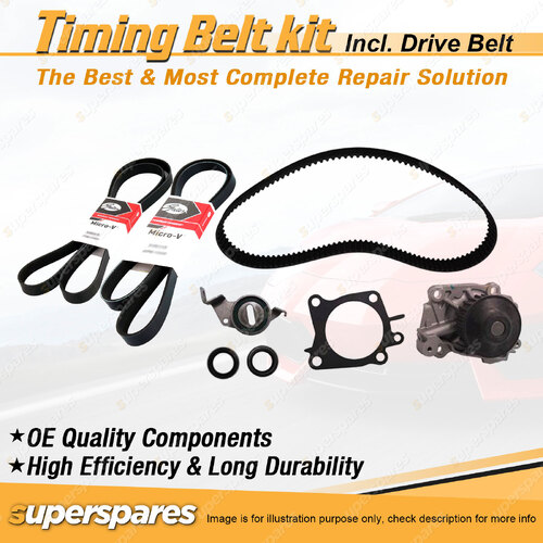 Timing Belt Kit & Gates Belt for Mitsubishi Lancer CG CH 2.0L 4G94 2002-2005