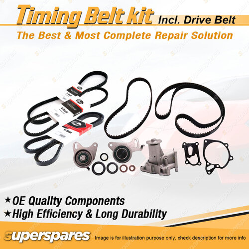 Timing Belt Kit & Gates Belt for Mitsubishi Triton ME MF MG MH MJ 2.5L 1986-1993