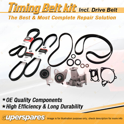 Timing Belt Kit & Gates Belt for Mitsubishi L200 Express Utility MC MD 2.3L