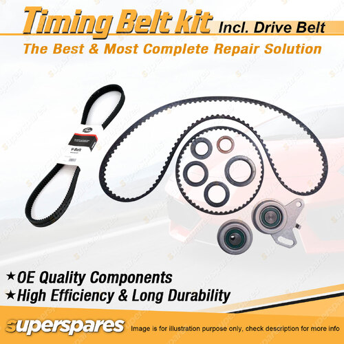 Timing Belt Kit & Gates Belt for Mitsubishi L200 Express K12T 2.0L 1987-1991