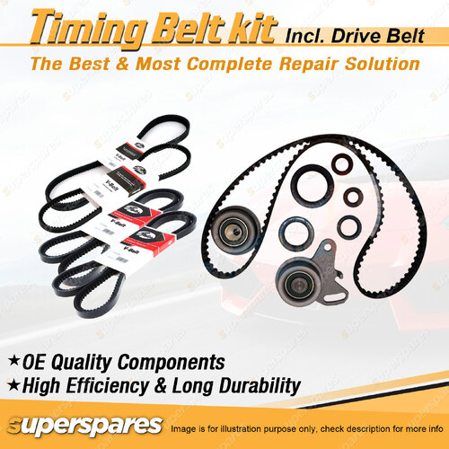 Timing Belt Kit & Gates Belt for Mitsubishi Express Starwagon SF SG SH 2.4L