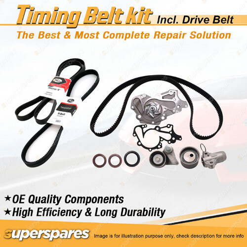 Timing Belt Kit & Gates Belt for Mitsubishi Triton ML Challenger PB PC 2.5L