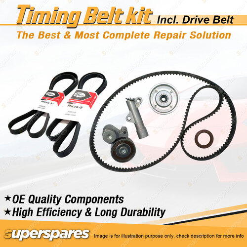 Timing Belt Kit & Gates Belt for Mitsubishi Outlander ZH 3.0L 24V 6B31 2009-2012