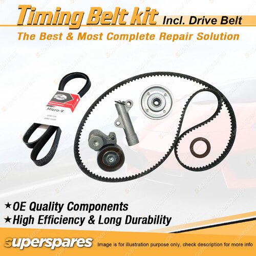 Timing Belt Kit & Gates Belt for Mitsubishi Outlander ZG 3.0L 24V 6B31 2006-2009