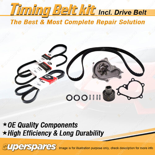 Timing Belt Kit & Gates Belt for Nissan Navara D21 Pathfinder D21 3.0L 1992-1993