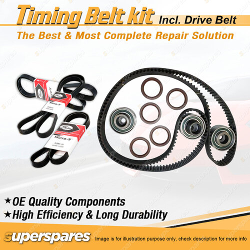 Timing Belt Kit & Gates Belt for Nissan 300ZX Z32 3.0L 24V VG30DETT 1989-1997