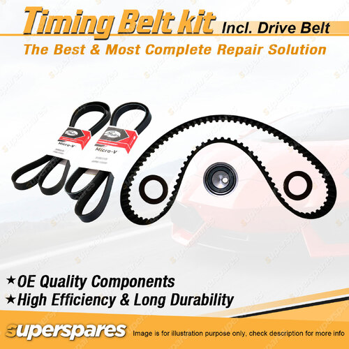 Timing Belt Kit & Gates Drive Belt for Suzuki Jimny 1.3L G13BB 1998-2002