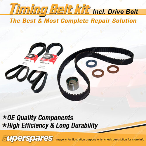 Timing Belt Kit & Gates Belt for Suzuki Swift SF 413 GTI 1.3L EFI G13B 1989-2000