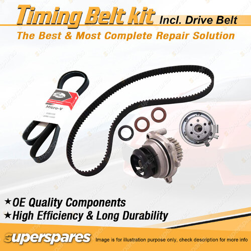 Timing Belt Kit & Gates Belt for Volkswagen Passat 1.6L 4cyl EFI AHL 1998-1999