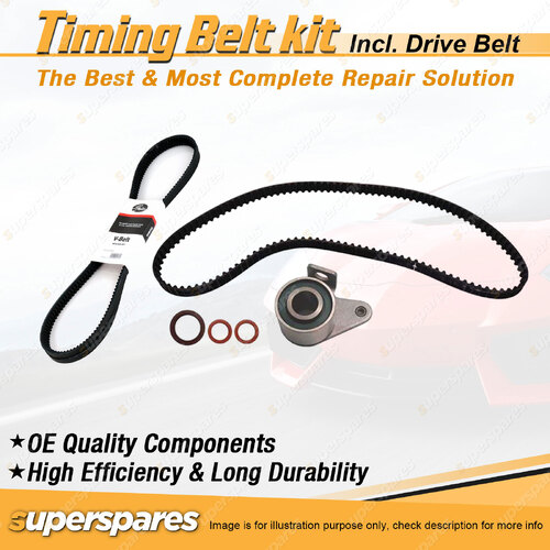 Timing Belt Kit & Gates Belt for Volvo 940 2.3L TMPFI Turbo B230FT 1993-1993