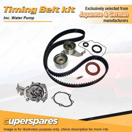 Superspares Timing Belt Kit Inc Water Pump for Holden Apollo JK JL JM JP 162T