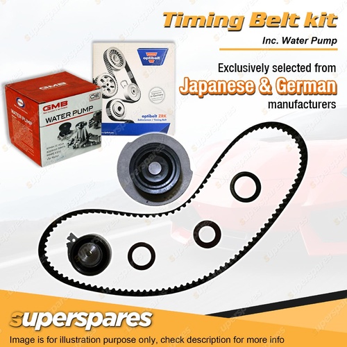 Timing Belt Kit Inc Water Pump for Holden Astra TR Barina SB with dust shield