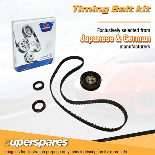 Superspares Timing Belt Kit for Audi 80 2.0L 4cyl SOHC ABK 62mm OD Pulley