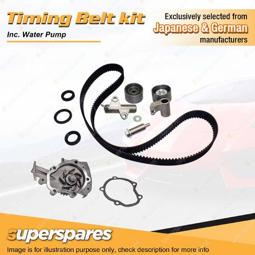 Timing Belt Kit Inc H.A.T & Water Pump for Holden Rodeo R9 3.2L 91mm Body