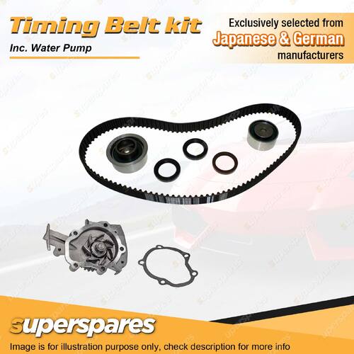 Timing Belt Kit Inc Water Pump For Kia Cerato LD 2.0L 6/2000-6/2006 G4GC