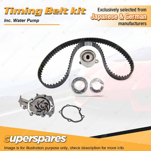 Superspares Timing Belt Kit Inc Water Pump For Toyota Starlet 1.3L 4cyl DOHC